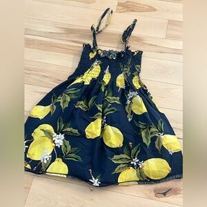 Lemon Print Sundress